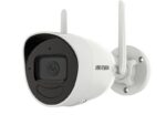 Hikvision 4mp Wireless Outdoor Audio Fixed Bullet Network Camera  Built-in Two Way Audio  Ip66  Ir Up To 30m