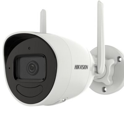 Hikvision 4mp Wireless Outdoor Audio Fixed Bullet Network Camera  Built-in Two Way Audio  Ip66  Ir Up To 30m