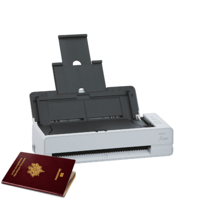 Ricoh A4 40ppm 80ipm Duplex ADF + Single Feed (Return Scan) USB3.2 LED Workgroup Scanner