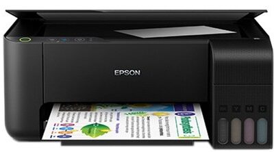 Epson 33ppm Mono 15ppm Colour A4 Print Scan Copy USB Incl 1 Set of Ink