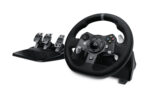 Logitech G920 Driving Force Racing Wheel – Gaming Accessory – Stainless Steel Paddle And Hand Stitched Leather Wheel
