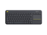 Logitech K400 Plus - Wireless Keyboard - Touchpad - Black - Usb