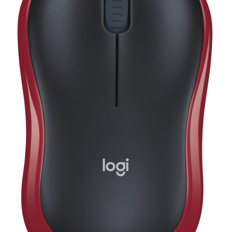 Logitech M185 - Wireless Mouse - Red