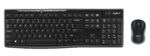 Logitech Mk270 - Wireless Keyboard And Mouse Combo - Black - Usb