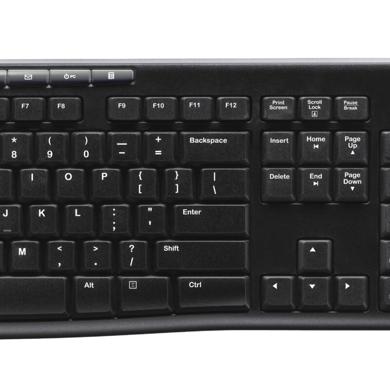 Logitech Mk270 - Wireless Keyboard And Mouse Combo - Black - Usb