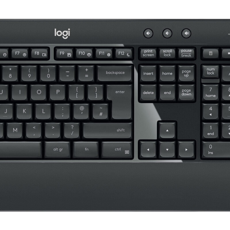 Logitech Mk540 - Wireless Keyboard And Mouse Combo - Black - Usb