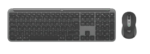 Logitech Mk950 - Wireless Keyboard And Mouse - Graphite - Bluetooth