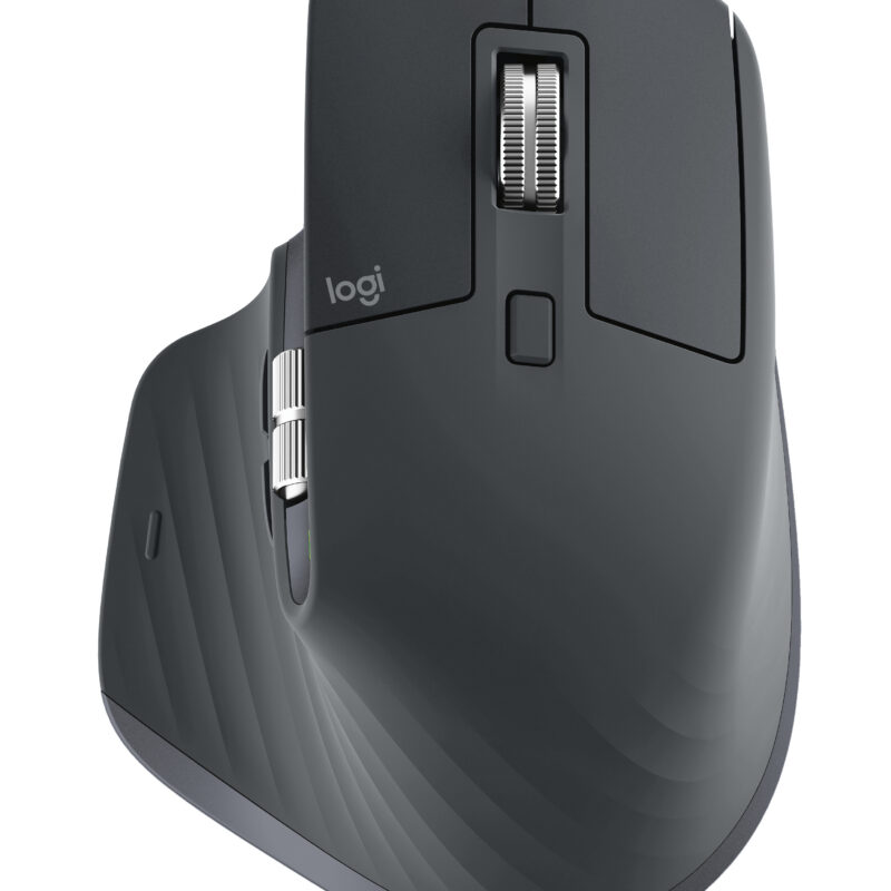 Logitech Mx Master 3s - Bluetooth - Silent - Graphite - Horizontal Scroll Wheel