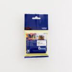 Non Laminated Tape 8M X 12MM Black On White