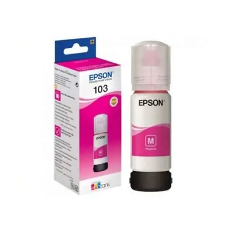 Epson 103 Ink Bottles Magenta 65ml EcoTank L1110/L1250/L3110/L3150/L3210/L3211/L3250/L3252/L3550/L3560 Epson 103 Ink Bottles Magenta 65ml EcoTank L1110/L1250/L3110/L3150/L3210/L3211/L3250/L3252/L3550/L3560
