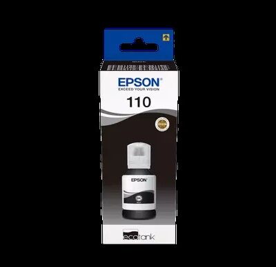 Epson 110 Ink Bottles Black XL120ml EcoTank M3170/M3140/M2170/M1180/M1170/M1140/M1120/M1100