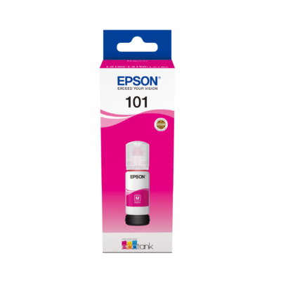 Epson 101 Ink Bottles Magenta 70ml EcoTank L4150/L4156/L4160/L4260/L6160/L6170/L6176/L6190/L6270/L6290/L6370