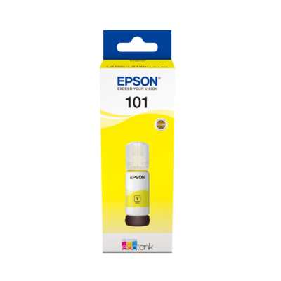 Epson 101 Ink Bottles Yellow 70ml EcoTank L4150/L4156/L4160/L4260/L6160/L6170/L6176/L6190/L6270/L6290/L6370
