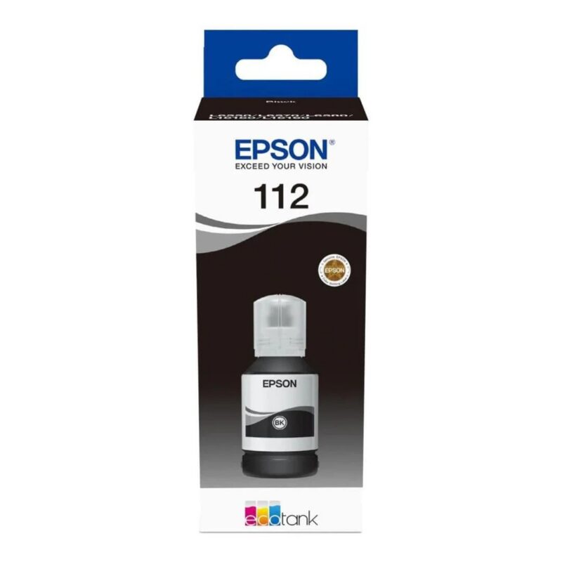 Epson 112 Ink Bottles Black 127ml L6580/L15150