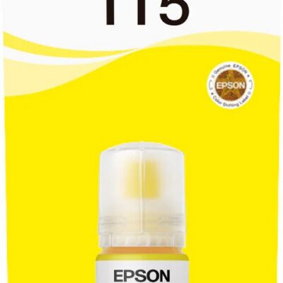 Epson 115 Ink Bottles Yellow 70ml EcoTank L8160 6200 Pages 2300 Photos