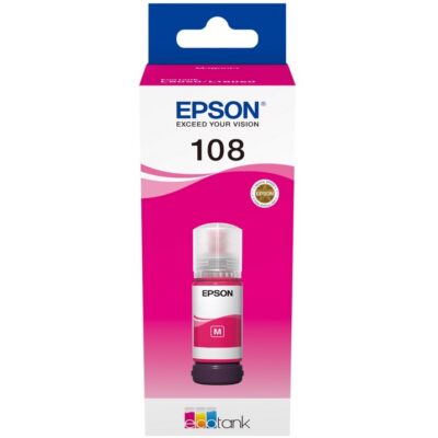 Epson 108 Ink Bottle Magenta 70ml for L8050/L18050