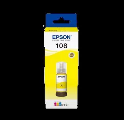 Epson 108 Ink Bottle Yellow 70ml for L8050/L18050