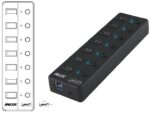 Mecer Usb 3.1/ 7 Port External Hub 5gbps W/adapter 5v_2a.