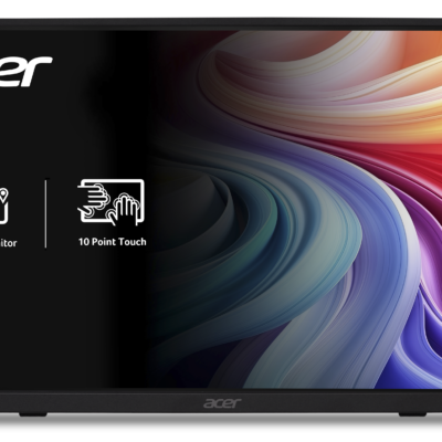 Acer 15.6" Portable Touch Fhd Ips Screen 16:9 Hdr10 1x Minihdmi + 2xtype-c + Speakers + Audio Out Wall Mountable Includes Cover (usb Type C/ Mini Hdmi To Hdmi And Usb Type C To Usb Cables Included) 1 Yr Warranty (pm161qt)