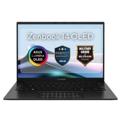 Asus ZenBook - 1TB PCIE G4 SSD, LPDDR5X 16GB ( 16GB LPDDR5X On Board ), Black, AI 7 445, Backlit Chiclet Keyboard Precision Touchpad Support Number Pad