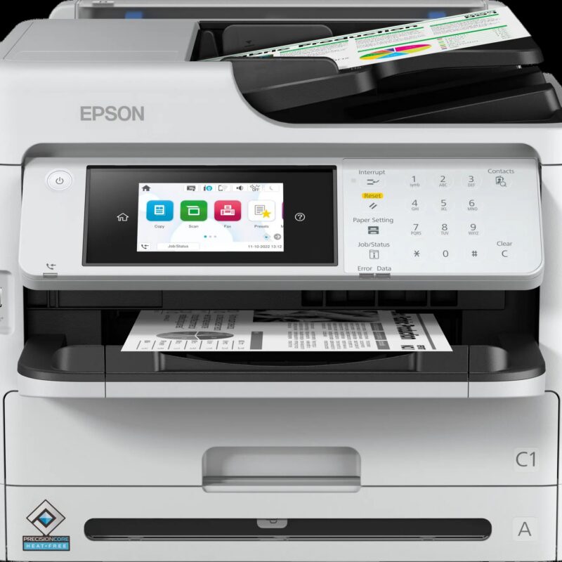 Epson 34ppm Mono A4 Print Scan Copy Fax USB Wired Wireless Wi-Fi Direct Full Duplex Incl Initialisation Ink Bags Only