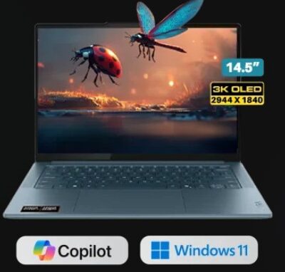 Lenovo Yoga Pro7 / 14asp10 / 14.5" 3k 2944x1840 / Oled / Teal / Amd Ryzen_ai_9_365 / 32gb Soldered Lpddr5x-8000 / 1tb Ssd M.2 2242 Pcie 4.0x4 Nvme / Backlit K/b / Win11 Home / 2yr On-site