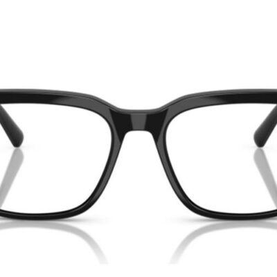 Nuance Audio Unisex 0AW5004 - SQUARE 56 Shiny Black Eyeglasses