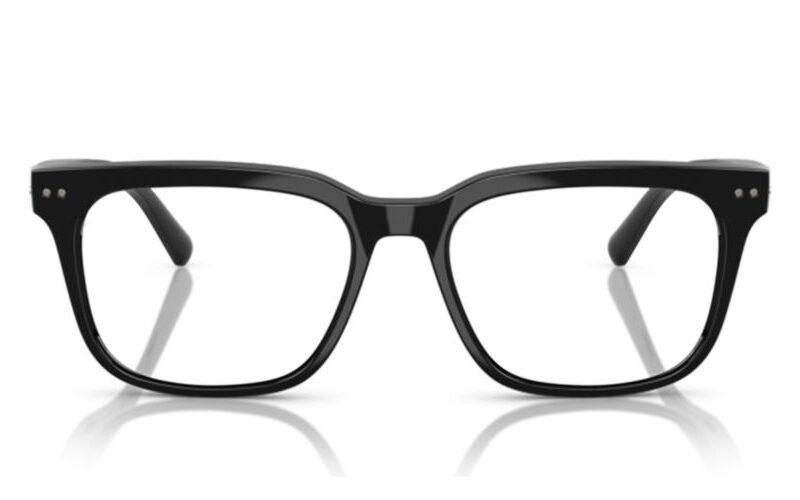 Nuance Audio Unisex 0AW5004 - SQUARE 56 Shiny Black Eyeglasses