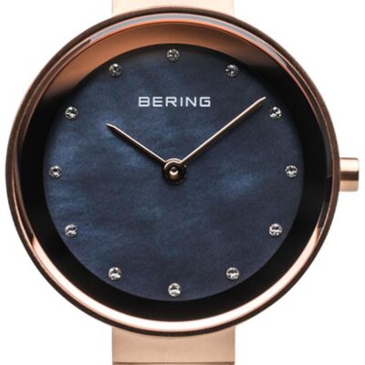 Bering Men's Chronograph 46mm Ss Ip Rose Gold Watch (10128-368)
