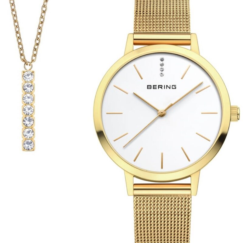 Bering Men's 46mm Watch (13434-334-GWP)