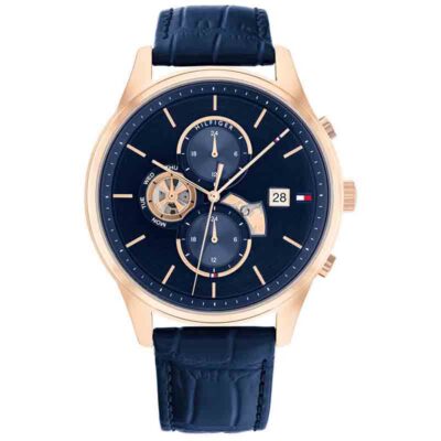 Tommy Hilfiger 44mm Rose Gold Multifunction Watch (1710503)