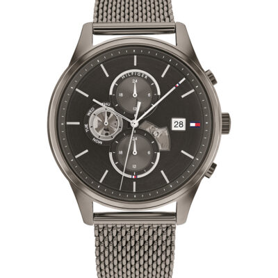 Tommy Hilfiger 44mm Gunmetal Multifunction Watch (1710506)