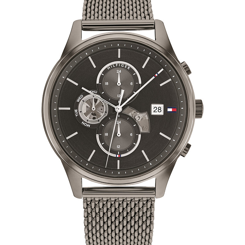 Tommy Hilfiger 44mm Gunmetal Multifunction Watch (1710506) Tommy Hilfiger 44mm Gunmetal Multifunction Watch (1710506)