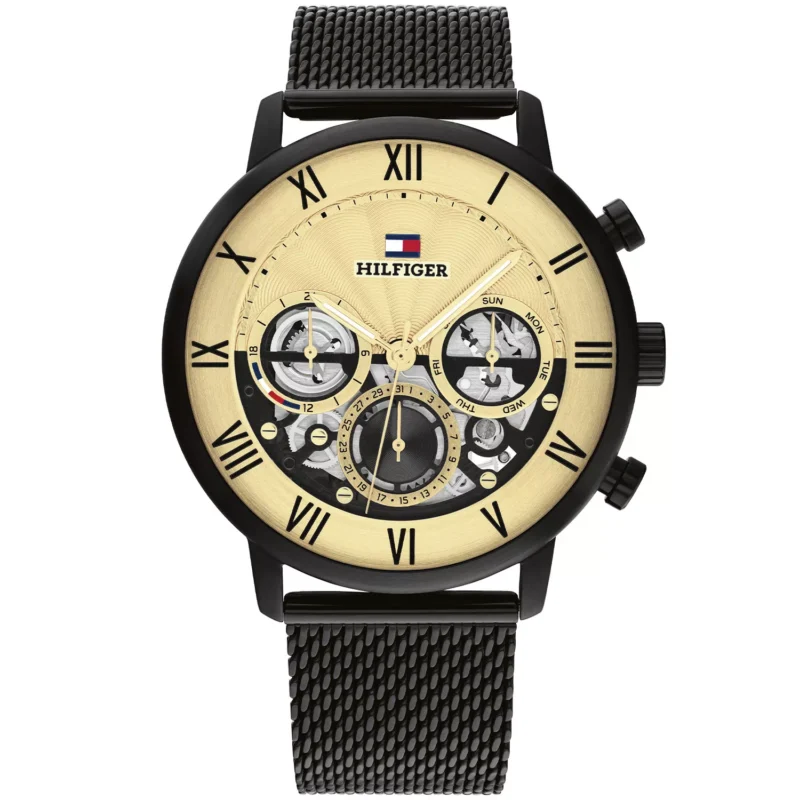 Tommy Hilfiger 44mm Skeleton Multifunction Watch (1710568) Tommy Hilfiger 44mm Skeleton Multifunction Watch (1710568)