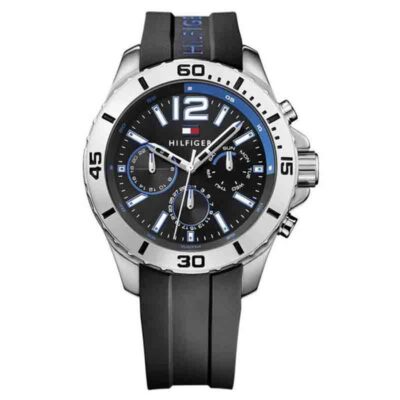 Tommy Hilfiger Men's 46mm Silver Stainless Steel Watch (1791143)