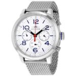 Tommy Hilfiger Men's 46mm Silver Stainless Steel Watch (1791233)