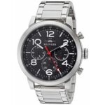 Tommy Hilfiger Men's 46mm Silver Stainless Steel Watch (1791234)