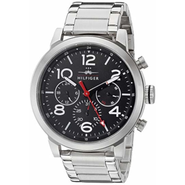 Tommy Hilfiger Men's 46mm Silver Stainless Steel Watch (1791234) Tommy Hilfiger Men's 46mm Silver Stainless Steel Watch (1791234)