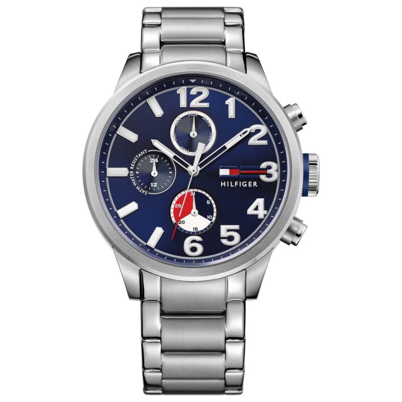 Tommy Hilfiger Men's 46mm Silver Stainless Steel Watch (1791242) Tommy Hilfiger Men's 46mm Silver Stainless Steel Watch (1791242)