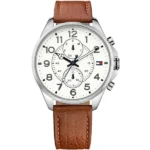 Tommy Hilfiger Men's 46mm Silver Stainless Steel Watch (1791274)