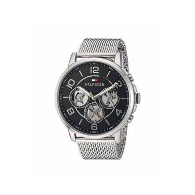 Tommy Hilfiger Men's 44mm Silver Stainless Steel Watch (1791292)
