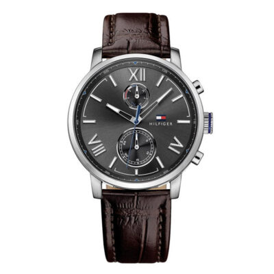 Tommy Hilfiger Men's 44mm Silver Stainless Steel Watch (1791309)