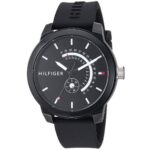 Tommy Hilfiger Men's 44mm Black Watch (1791483)