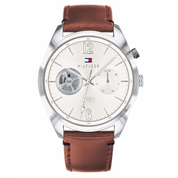 Tommy Hilfiger Men's 44mm Silver Stainless Steel Watch (1791550) Tommy Hilfiger Men's 44mm Silver Stainless Steel Watch (1791550)