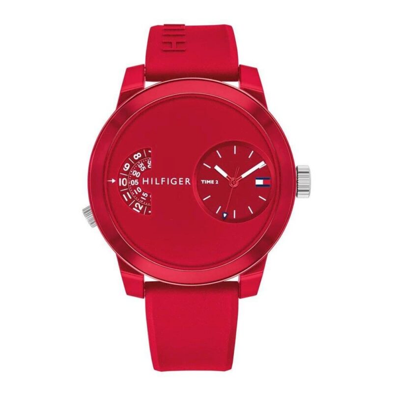 Tommy Hilfiger Men's 44mm Red Watch (1791557) Tommy Hilfiger Men's 44mm Red Watch (1791557)