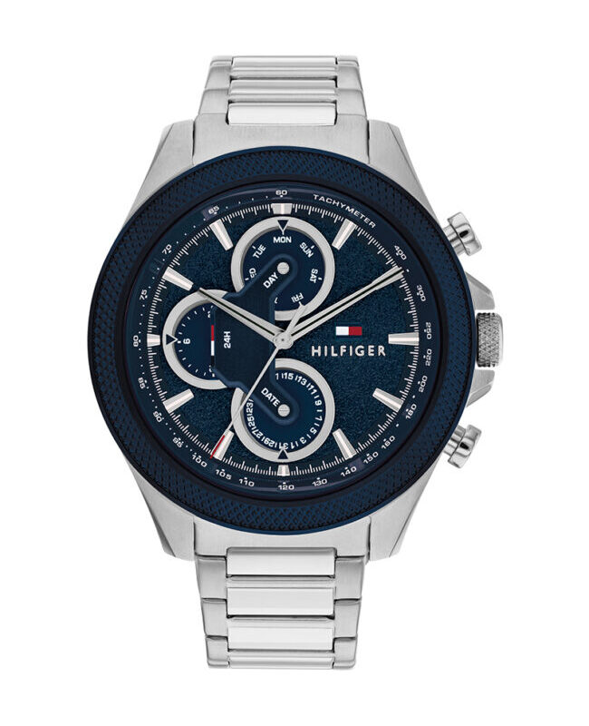 Tommy Hilfiger Men's Chronograph 46mm Silver Stainless Steel Watch (1792080) Tommy Hilfiger Men's Chronograph 46mm Silver Stainless Steel Watch (1792080)