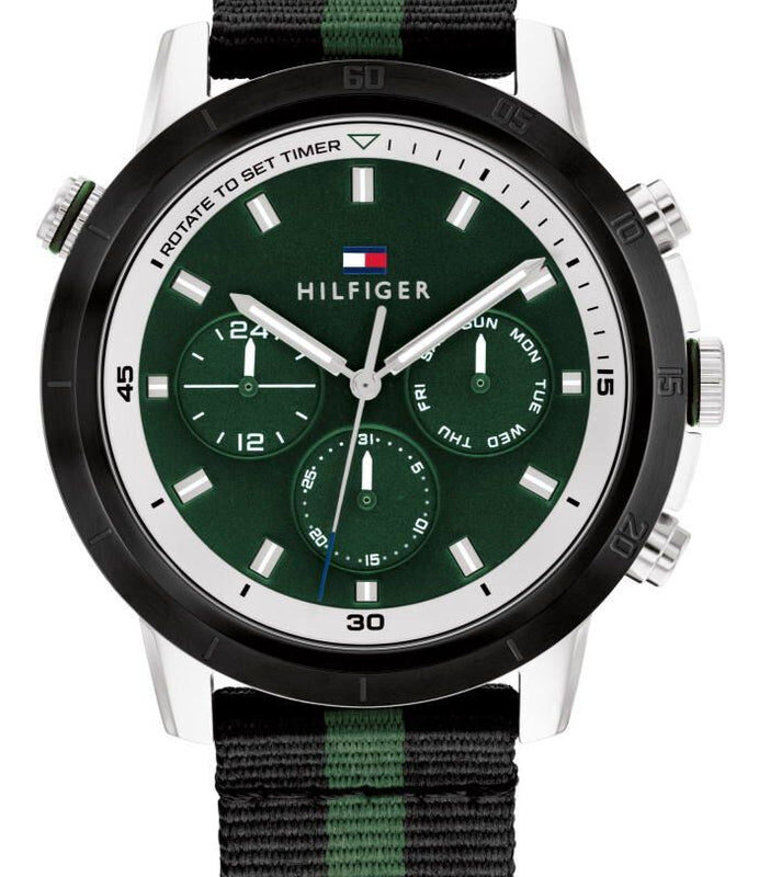 Tommy Hilfiger Men's 46mm Multifunction Watch (1792107)