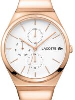 Lacoste Unisex 38mm Ss Ip Rose Gold Watch (2001036)