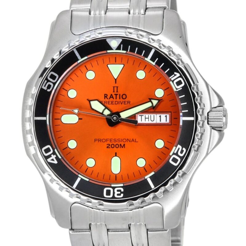 RATIO Men's Stainless Steel Watch (36JL140-ORG) RATIO Men's Stainless Steel Watch (36JL140-ORG)