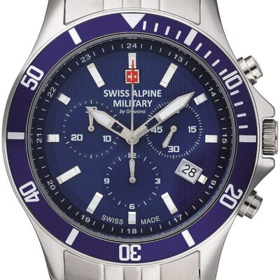 Swiss Alpine Military Men's Chronograph 46mm Watch (7022-9135)